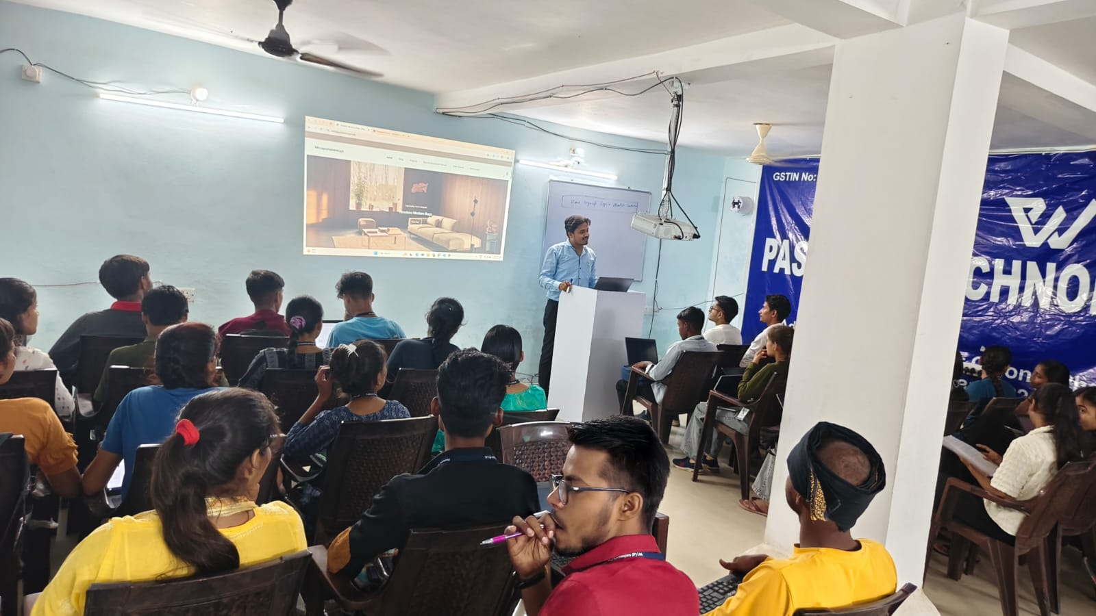 Classroom training session