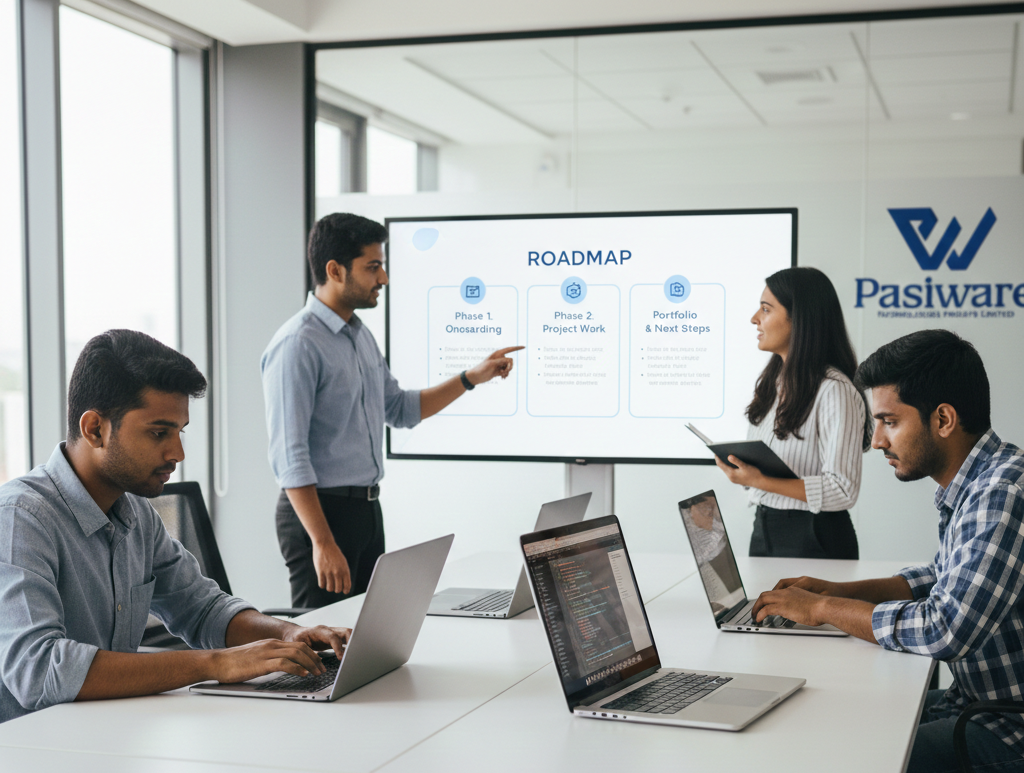 Roadmap of internship phases