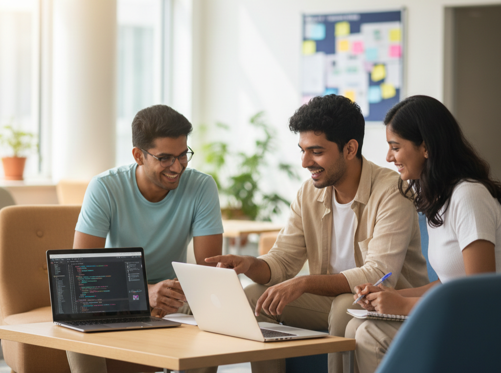 Students using their summer break for training