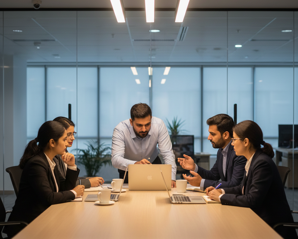 Students collaborating